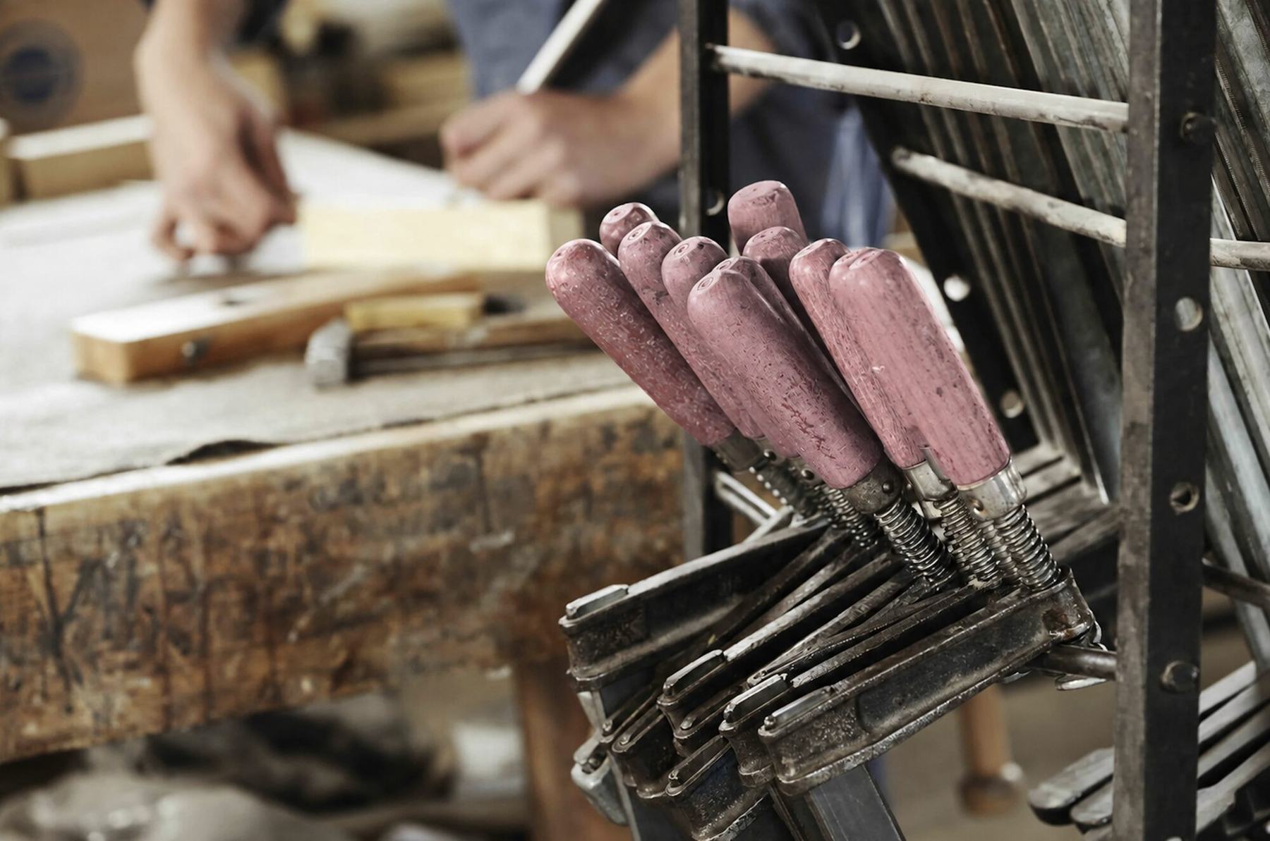 Handwerkzeug in der Werkstatt